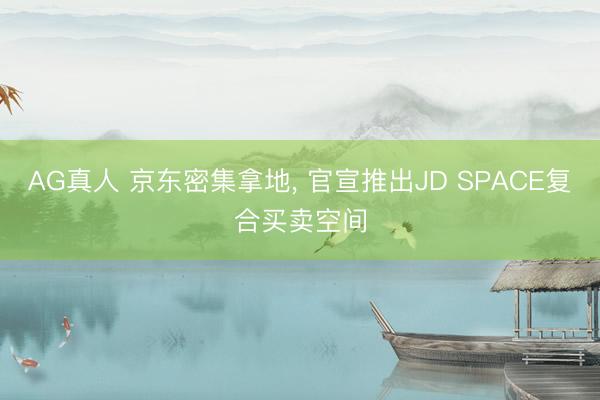 AG真人 京东密集拿地， 官宣推出JD SPACE复合买卖空间